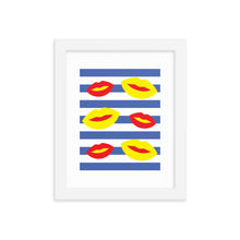 Load image into Gallery viewer, KISS THE JULES Framed Print
