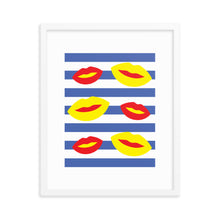 Load image into Gallery viewer, KISS THE JULES Framed Print
